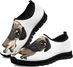 Women's Animals Pattern Sneaker Low Cut Slip on Comfortable Lightweight Walking Anti Slip