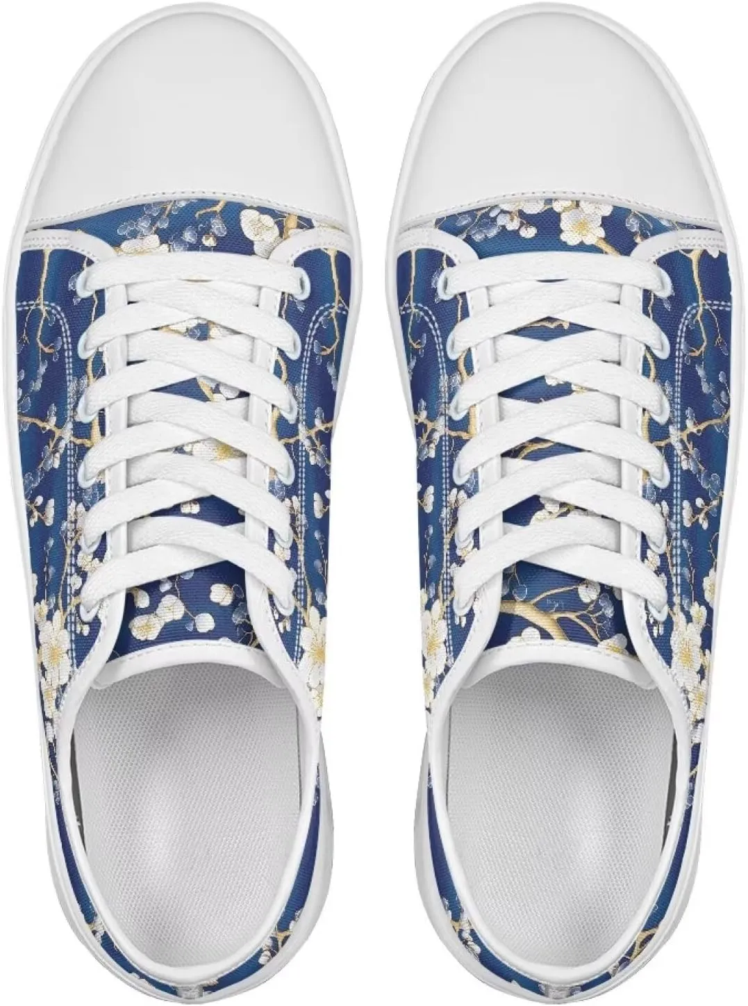 Womens Casual Sneakers Flower Shoes for Women Lightweight & Comfort Canvas Shoes
