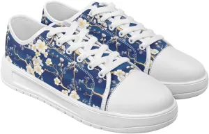 Womens Casual Sneakers Flower Shoes for Women Lightweight & Comfort Canvas Shoes