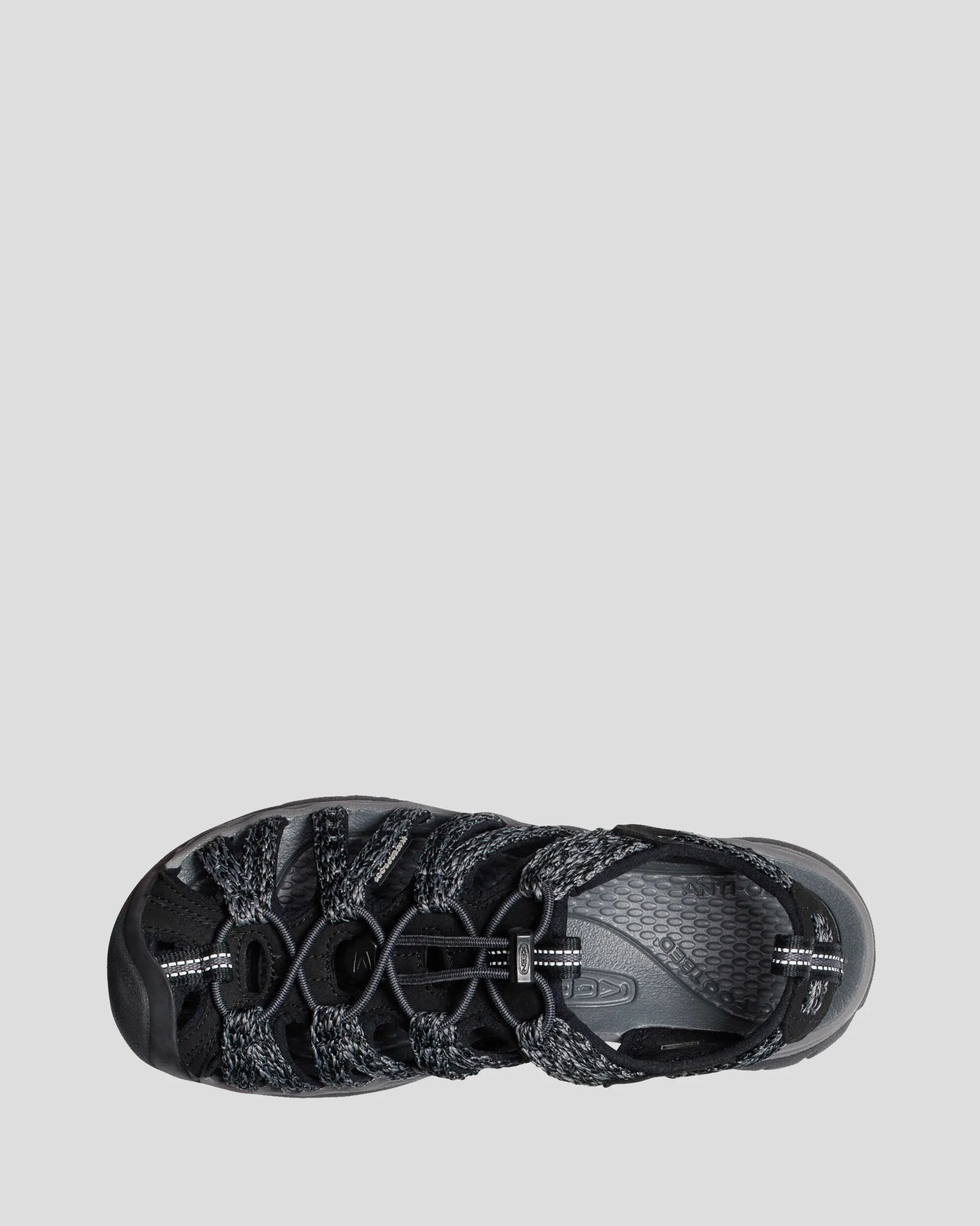 Women's Keen Whisper Sandals - Black/Steel Grey