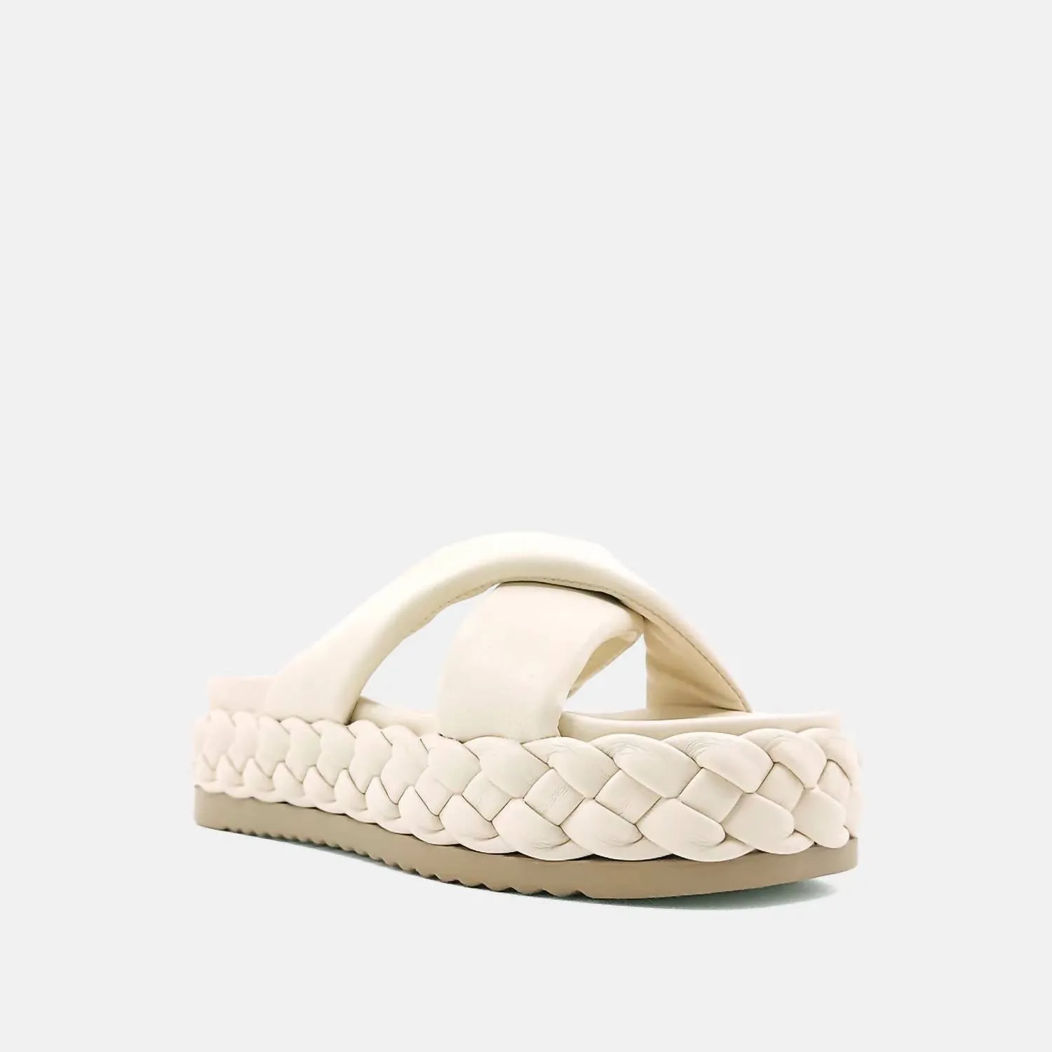 Women's Kimora Braided Platform Sandal In Cream
