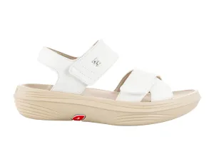 Womens Melano White Cushioned Sandals