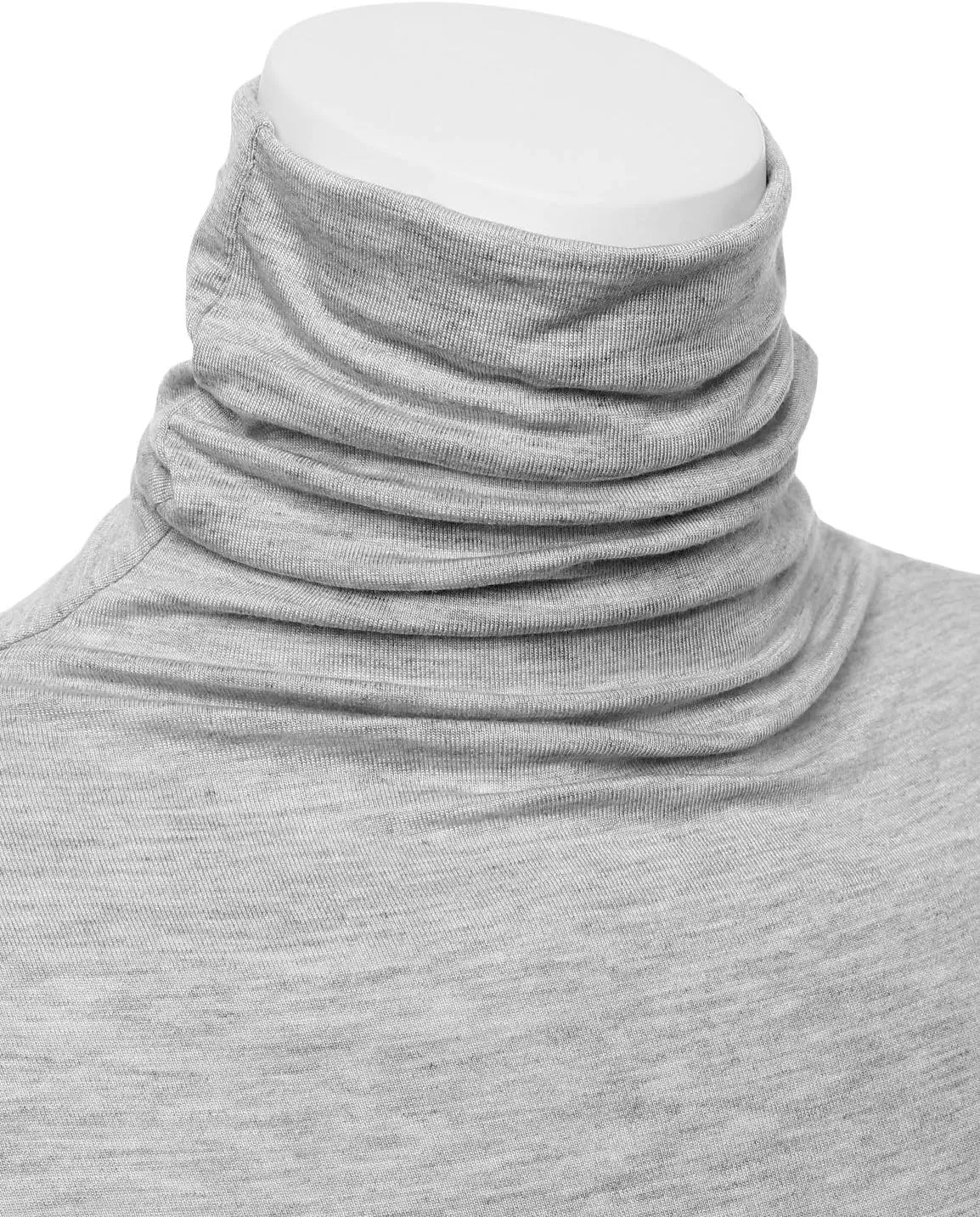 Womens Premium Long Sleeve Turtleneck Lightweight Pullover Top Sweater (S-3X, Made in USA)