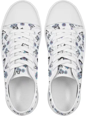 Women's Slip On Canvas Sneaker Low Top Casual Walking Shoes Lady Comfort Fashion Tennis Sneakers