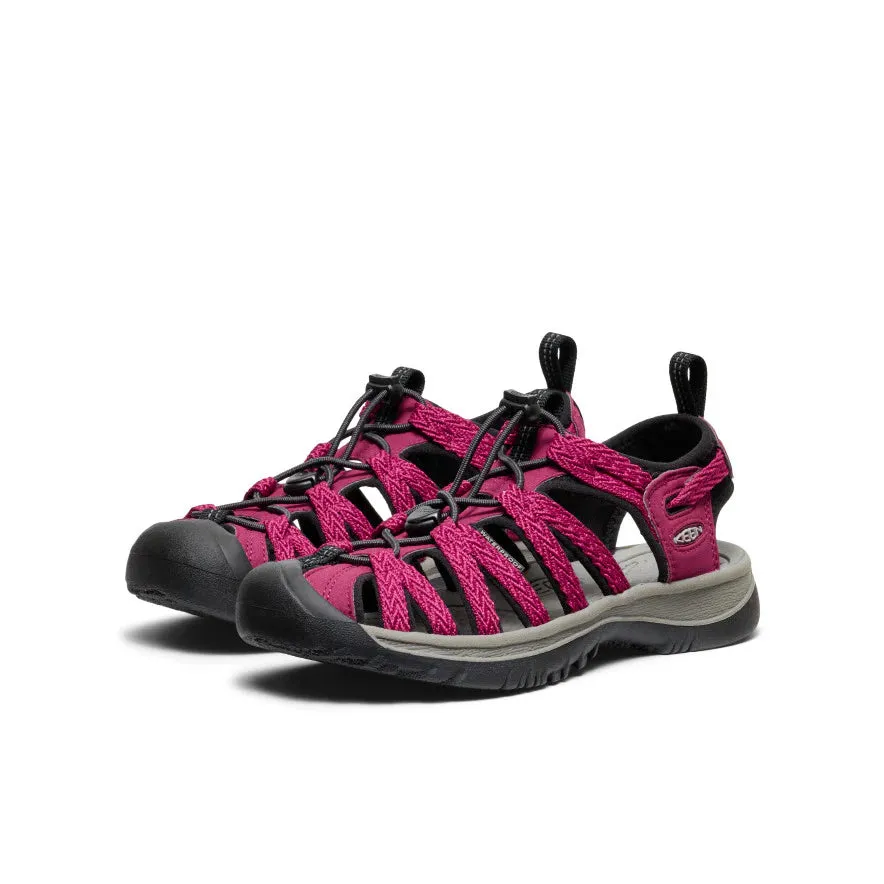 Women's Whisper - Beaujolais/Black