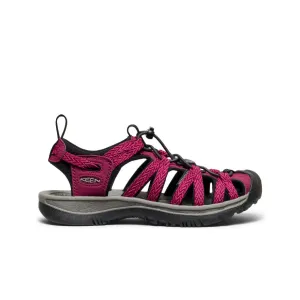 Women's Whisper - Beaujolais/Black