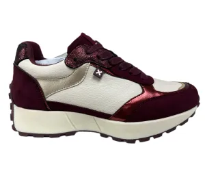 XTI Ladies Low Wedge Laced Shoe 142970