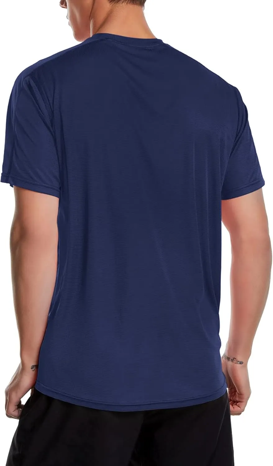 Zengjo Men's Workout Shirts Lightweight Sun Protection SPF Quick Dry T-Shirts Fishing Hiking Running